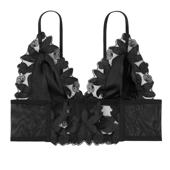 NWT VICTORIA'S SECRET Unlined Floral Embroidered Bralette ❎️SOLD❎️ - Picture 3 of 9